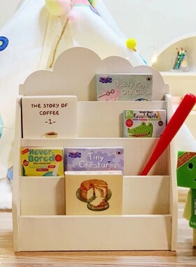 BJD6分12分blythe小布OB11娃用书架微缩食玩娃屋家具书籍收纳架
