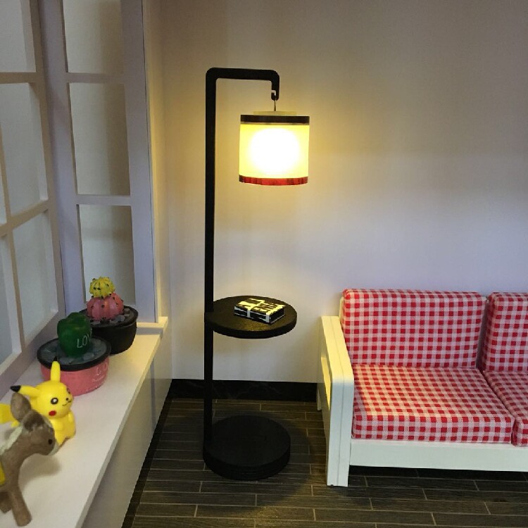 娃屋灯饰6分bjd小布娃娃床头灯简约落地灯带茶几人偶娃娃装饰地灯