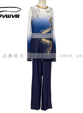 冰舞精灵 定制花样滑冰服装 男款表演考级服 考级表演服男款 s618