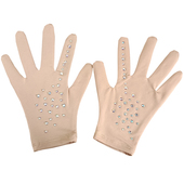 花样滑冰专业烫钻手套 冰舞精灵 定制花样滑冰服装 儿童成人D531