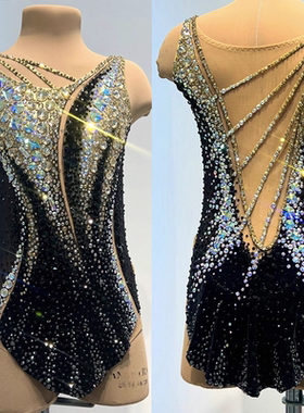 新款艺术体操服儿童女艺考比赛啦啦操演出服竞技健美操服K143