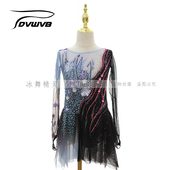 DVWVB定制花样滑冰冰舞精灵 X196 烫钻滑冰服滑冰裙儿童成人款
