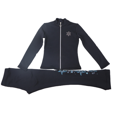 滑冰服dvwvb烫钻训练服冬季加绒