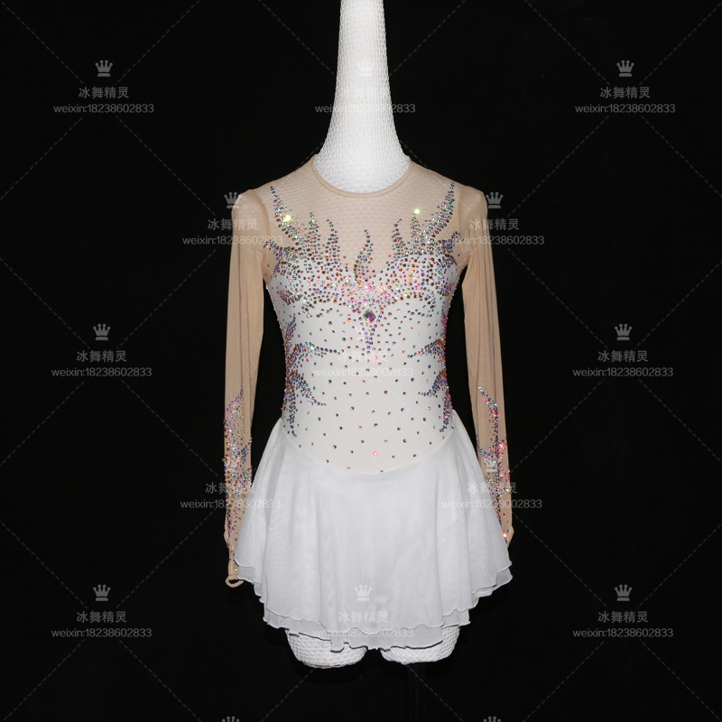 滑冰裙dvwvb花样滑冰服定制