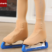 级袜 DVWVB 溜冰袜D888 or包脚 肤色天鹅绒考 花样滑冰袜裤 包鞋