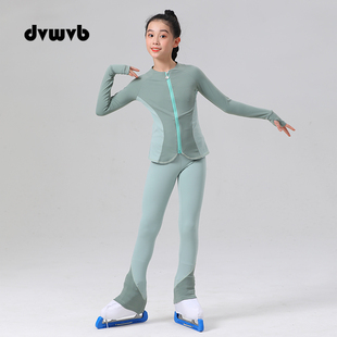 儿童专业训练服外套滑冰裤 套装 X27 女童高弹滑冰服秋冬新款 DVWVB