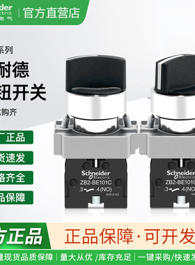 施耐德电气 XB2BD21C XB2BD33C XB2BD41C XB2BD53C 旋钮 选择按钮