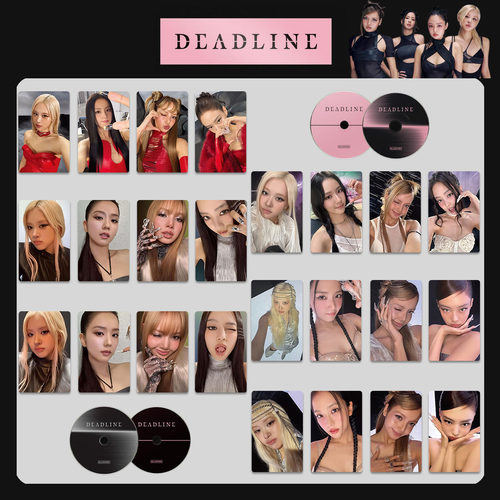 BLACKPIN粉墨DEADLINE周边小卡 特典卡单封预售礼小卡BP粉版黑版