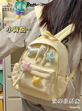 日本优选ins小号书包女学生简约百搭少女学院风迷你双肩轻便背包