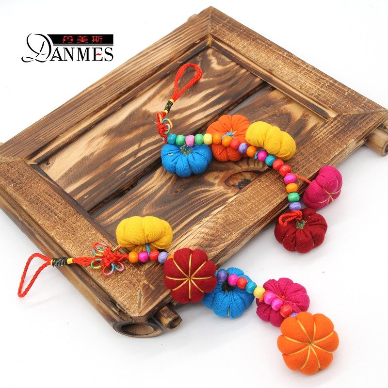 民族工艺品南瓜挂机手机挂机农村农产品旅游开发手工制作风铃挂