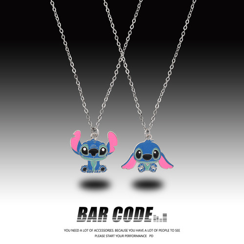 barcode星际宝贝史迪仔ins项链