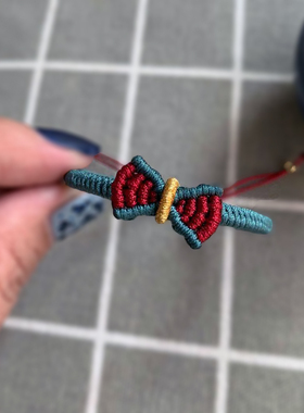 编织在逃公主铃铛手绳