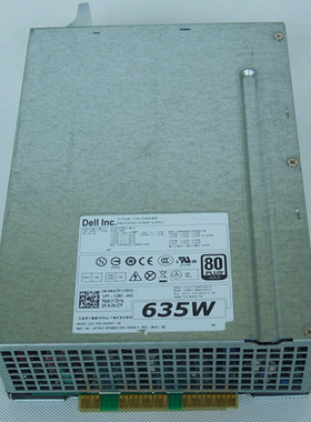 DELL 原装工作站T5600 T3600 635W NVC7F D635EF-00 电源