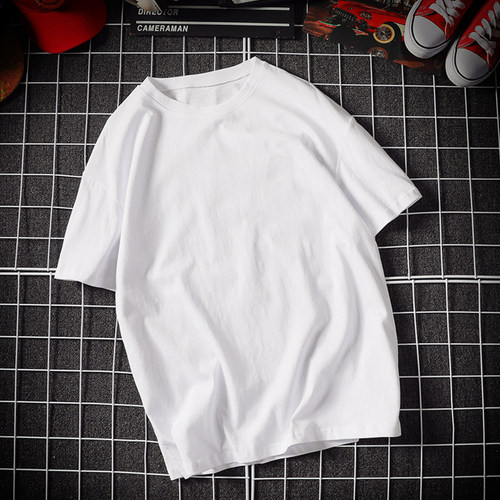 纯棉t恤男士衣服夏季上衣青年