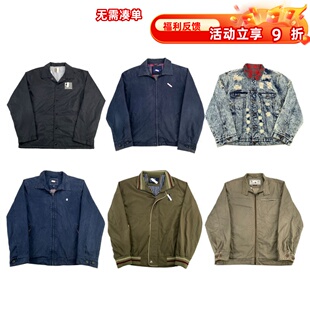 vintage古着美式 阿美咔叽男女外套S70 复古中古港风棒球服工装