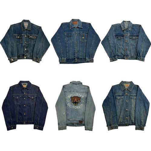 vintage古着美式复古阿美咔叽水洗做旧长袖翻领牛仔外套夹克n67