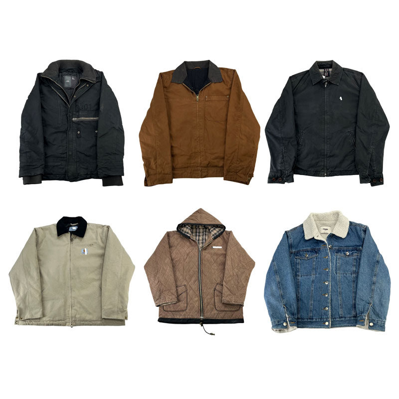 vintage古着美式复古棒球服工装阿美咔叽牛仔男女厚款外套H181,男装,夹克,淘宝优惠券,粉丝福利购,淘宝优惠卷