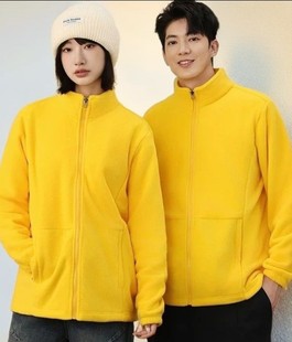 小学生校服内胆摇粒绒外套男女春秋长袖拉链衫成人冲锋衣里胆儿童