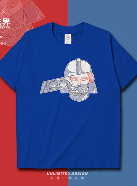 星球大战女石膏像蒸汽波INS纯棉短袖T恤男女夏季定制0004设 无界