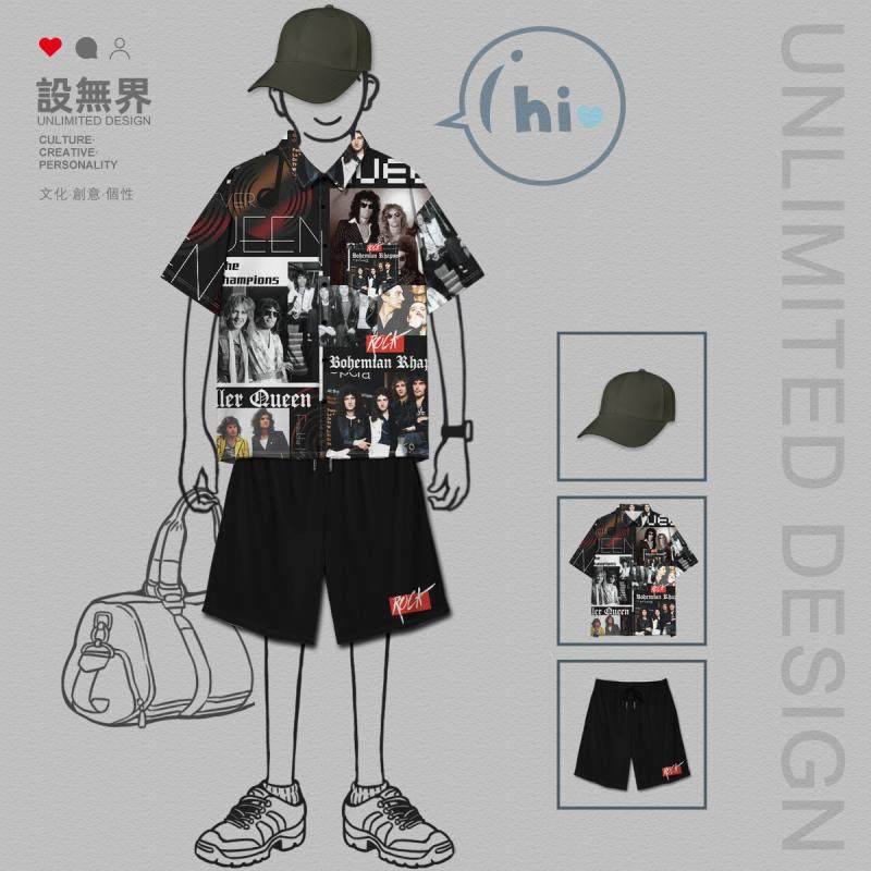 敬惮筒直型计创设原排扣单多袖短