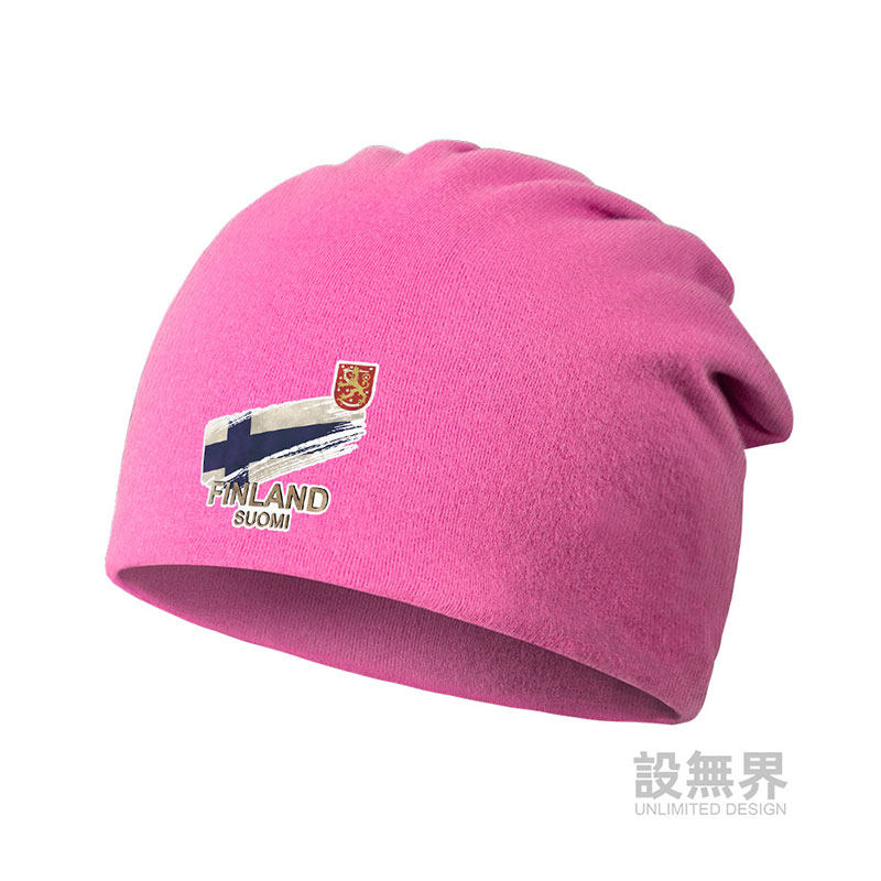 芬兰共和国Finland国旗标堆堆帽