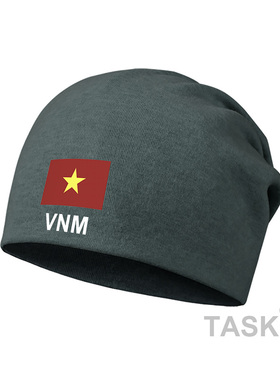 越南VietNam国家足球薄款包头帽睡堆堆帽子男女围脖头巾秋设 无界