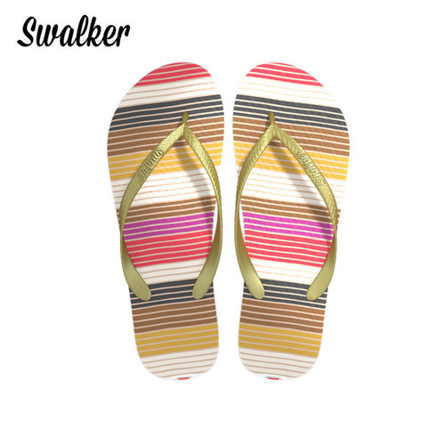 swalker柔软日常图腾人字拖夏季