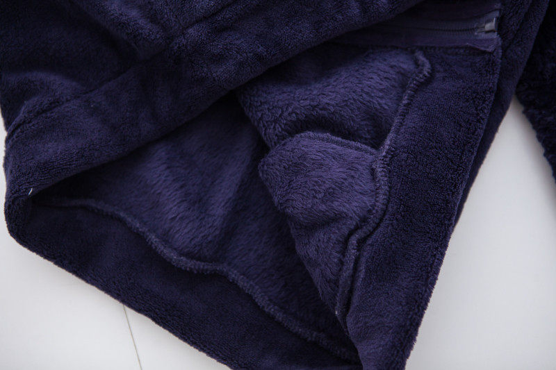 FRENCH ORDER FOR FALL|WINTER NEW WOMENS THICK CORAL VELVET LONG-SLEEVED ZIP-UP JACKET