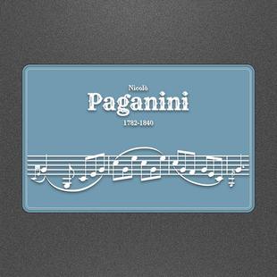 冰箱贴 帕格尼尼 古典音乐家系列 软胶 雅致的日用品得体的伴手礼