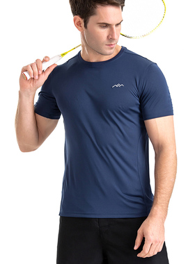 外贸肥大款户外运动T恤速干透气轻薄短袖T恤10144