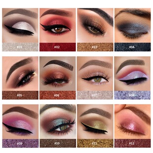 Eyeshadow Kit Matte Glitter Eyeshadow Makeup 单色珠光眼影
