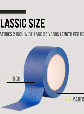 1/2 inch,3/4 inch,1 inch,2 inch, 60yds,