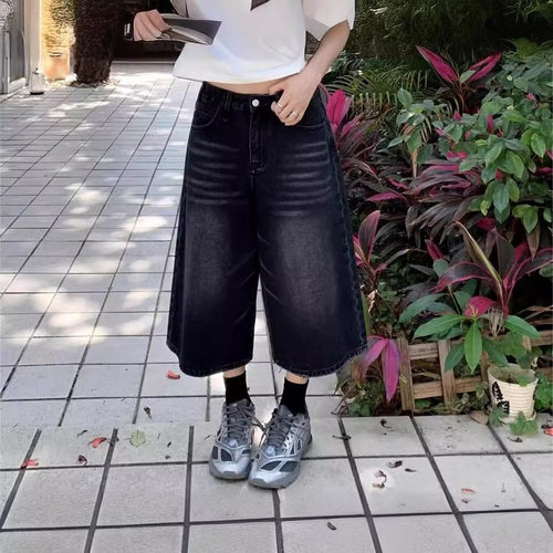Men's denim shorts jeans pants jeans 夏季男士七分裤牛仔短裤