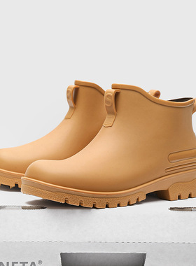 Anti slip rain boots with thick soles for women