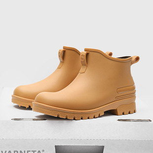 Anti slip rain boots with thick soles for women