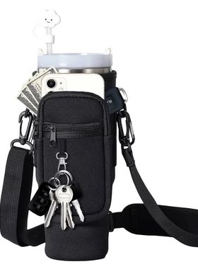 40oz Neoprene Water Bottle Carrier Bag For Stanley Quencher