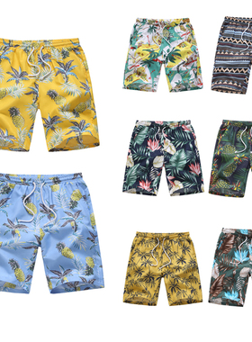 summer men's beach short man swim board shorts swimwear