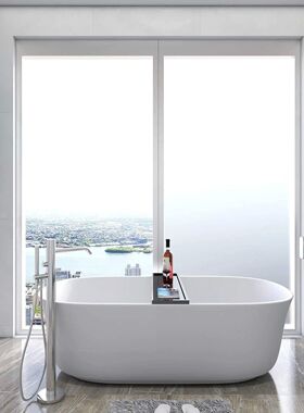 Pure Frosted Window Film Privacy Sun Blocking Self Adhesive