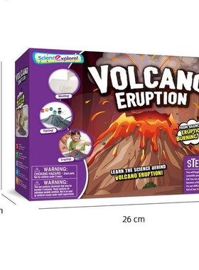 Kids Science Toys DIY Volcano experiment Kit School physics