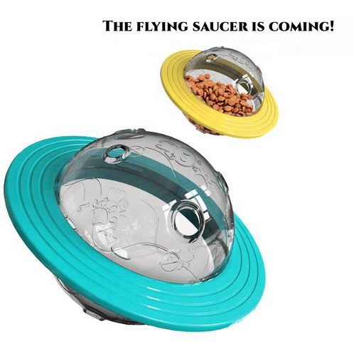 Slow Feeder UFO Plastic Slow-eating Toy for Medium Dogs