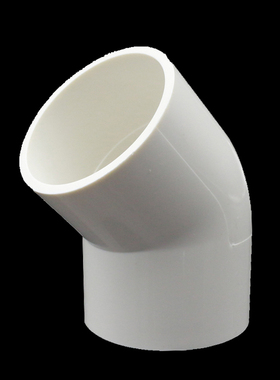 NuoNuoWell White PVC Pipe Fittings Straight Elbow Solid Equa