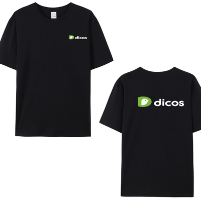 优质棉德克士工作服定制短袖t恤炸鸡汉堡奶茶店员dicos工服印logo
