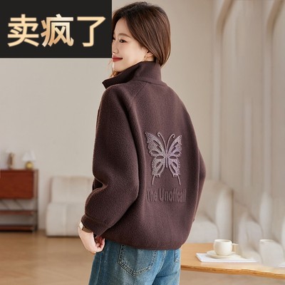 今年流行秋季立领外套女士春秋装棒球服洋气上衣夹克2025新款爆款