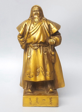 成吉思汗铜像铁木真一代天骄中式