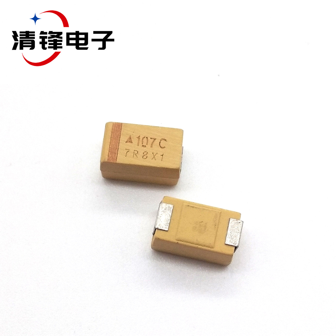 贴片钽电容107C 100UF 16V E型 E7343胆电容 极性胆电容 5只