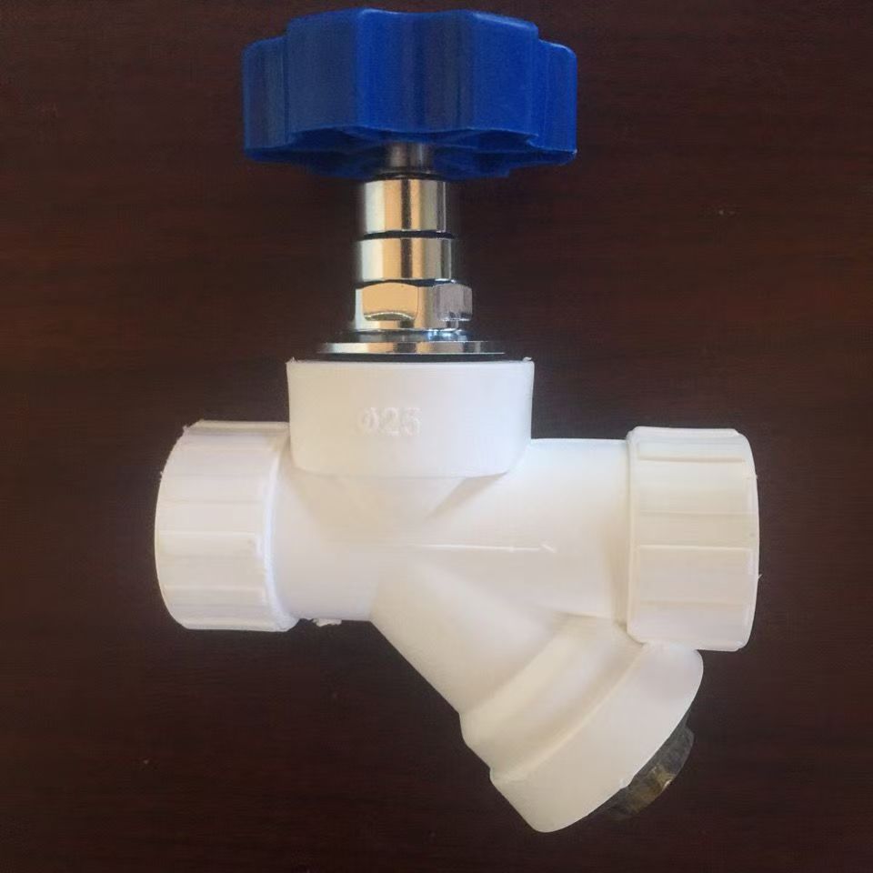 32PPR升降过滤器一体截止阀4钢芯过滤器球阀一体自来水管热熔配件