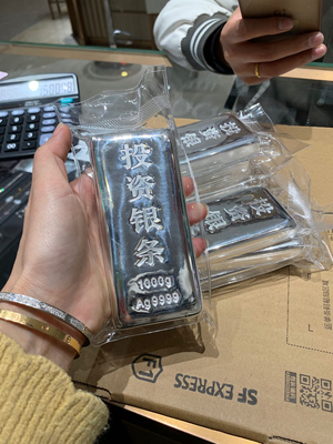 深圳水贝足银9999 1000g 白银纯银国标源头工厂投资批发假一赔三