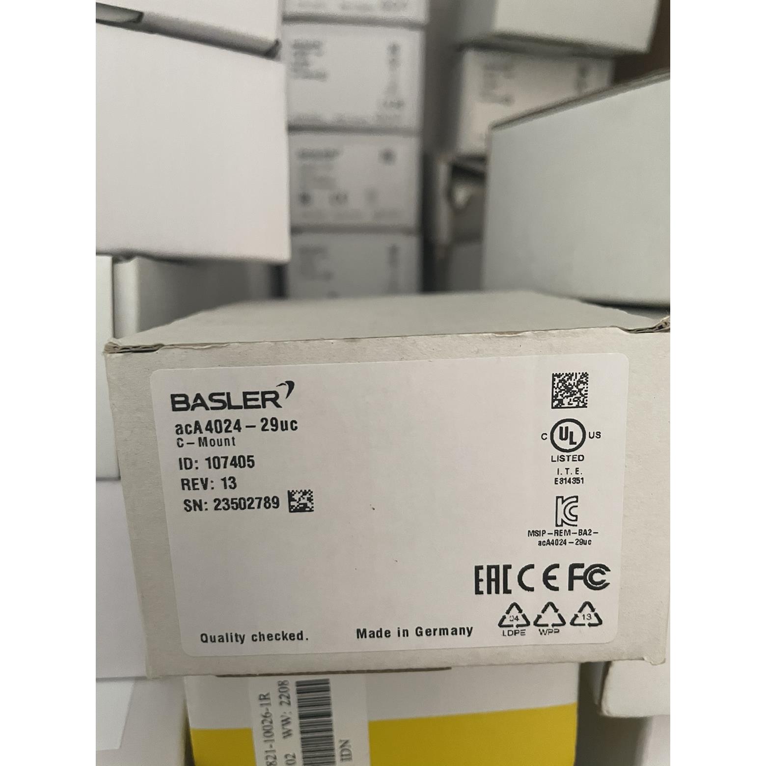 原装供应basler工业相机aca4024-29uc(拍前询价)