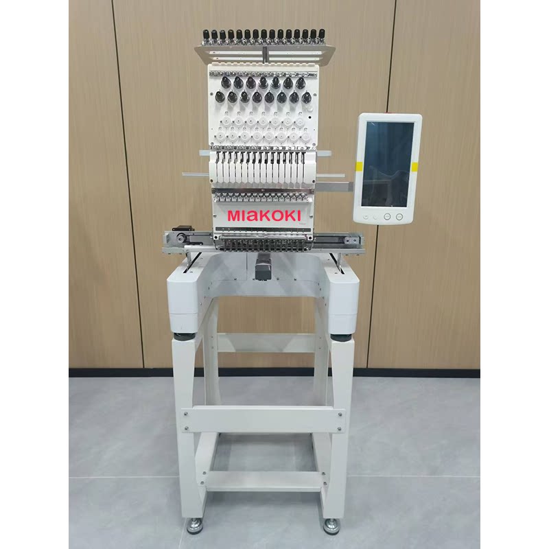 Miakoki缝纫机商用家用绣花机MY1501电脑绣花机平绣帽绣成衣绣