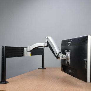 电脑屏风监控操作台控制台桌面型材旋转升降伸缩多功能显示器支架